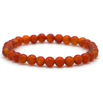 ronde 6 mm bracelet en pierre naturelle de cornaline copie