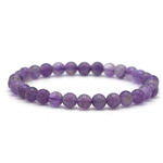 ronde 6 mm bracelet en pierre naturelle daméthyste copie