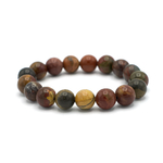 ronde 12 mm 1 bracelet pierre naturelle jaspe picasso