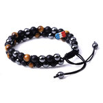 6 mm  shamballa double rangs création