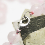 ronde 10 mm 1 collier pierre naturelle quartz rose
