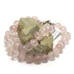 F rondelle  collier pierre naturelle quartz rose