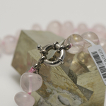 F rondelle 1 collier pierre naturelle quartz rose