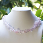 F ts baroque 2 collier pierre naturelle quartz rose