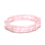 F bambou 1 bracelet pierre naturelle quartz rose