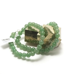 ronde 8 mm 1 collier en pierre naturelle d'aventurine