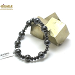 M ronde 10 mm-rondelle hexagonal 1 bracelet en pierre naturelle d'hématite