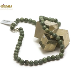 ronde 8 mm 1 collier en pierre naturelle de jade néphrite de canada