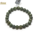 ronde 8 mm 1 bracelet en pierre naturelle de jade néphrite de canada