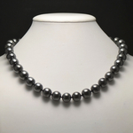 ronde 12 mm 1 collier en pierre naturelle dhématite