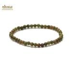 Ronde 4 mm 1 bracelet en pierre naturelle dunakite