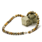 ronde 8 mm collier en pierre naturelle d'agate crazy lace