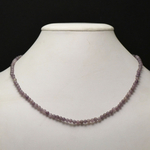 ronde 4 mm 1 collier pierre naturelle de lépidolite