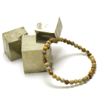 ronde 4 mm 1 bracelet en pierre naturelle de jaspe paysage