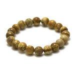 ronde 10 mm bracelet en pierre naturelle de jaspe paysage
