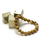 ronde 10 mm 1 bracelet en pierre naturelle de jaspe paysage