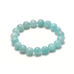 ronde 10 mm bracelet en pierre naturelle damazonite