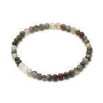 ronde 4 mm bracelet en pierre naturelle de jaspe héliotrope
