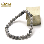 ronde 6 mm bracelet en pierre naturelle de Pinolite