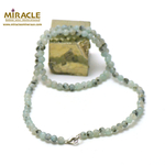 ronde 4 mm collier en pierre naturelle de jade des Andes
