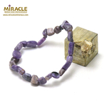 Pierre roulée bracelet en pierre naturelle de charoïte