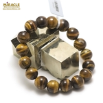 ronde 12 mm bracelet pierre naturelle oeil du tigre