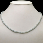 perle ronde 4 mm 1 collier en pierre naturelle daigue marine