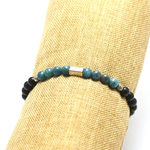 01 bracelet homme apatite obsidienne noire 2