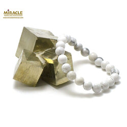 10 Perles En Howlite Naturelle Forme Croix 8x10 Mm - Pour Bijoux, Chapelet, Création DIY