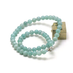 Bracelet Amazonite Qualité Extra Perles 10mm - Pierre Naturelle Turquoise, Neuf Sans Emballage