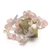 F ts baroque collier pierre naturelle quartz rose