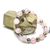 Apprêt ronde 10 mm bracelet pierre naturelle quartz rose mini cube-perle ronde