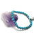 ronde 6 mm bracelet en pierre naturelle de turquoise