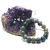 Perle ronde 12 mm bracelet en pierre naturelle d'agate mousse