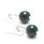 Apprêt %22 lustre - ronde 12 mm%22 boucle d'oreille pierre naturelle agate mousse