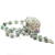 création %22 pendentif papillon%22collier pierre naturelle jade