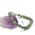 ronde 8 mm vert foncé bracelet pierre naturelle de jade