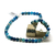 bleu ronde 8 mm 1 collier en pierre naturelle d'agate