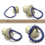 Perle ronde 0  bracelet en pierre naturelle de lapis lazuli