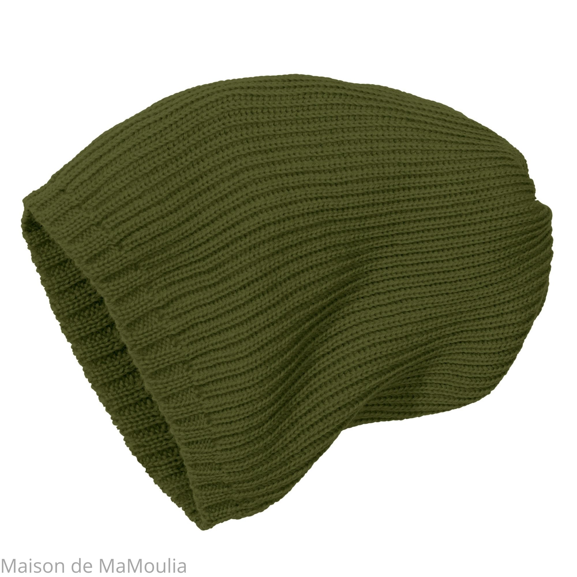 bonnet-beanie-enfant-adulte-disana-laine-merinos-tricote-maison-de-mamoulia-vert-olive