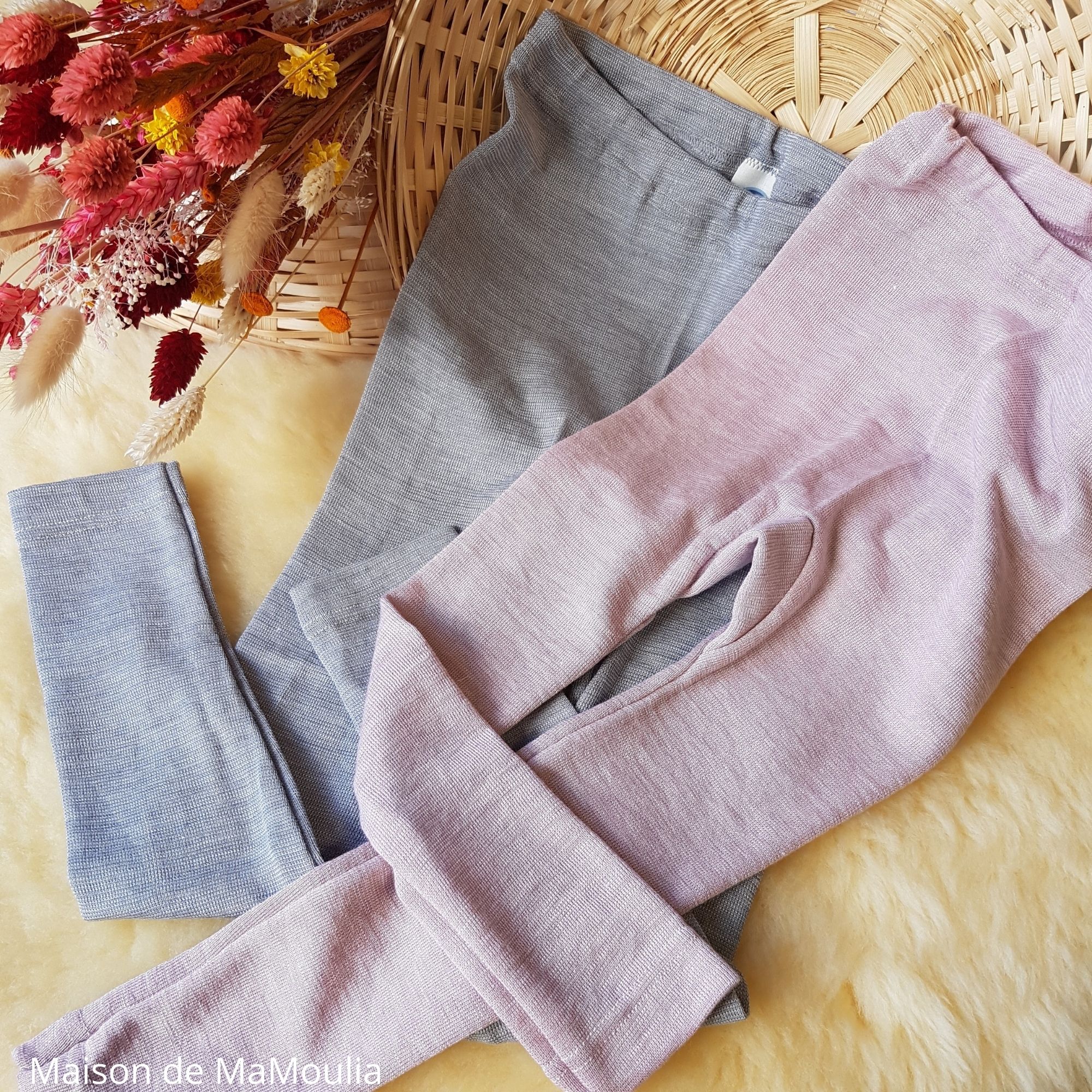 pantalon-legging-thermoregulateur-cosilana-laine-soie-enfant-maison-de-mamoulia-rayures-rose