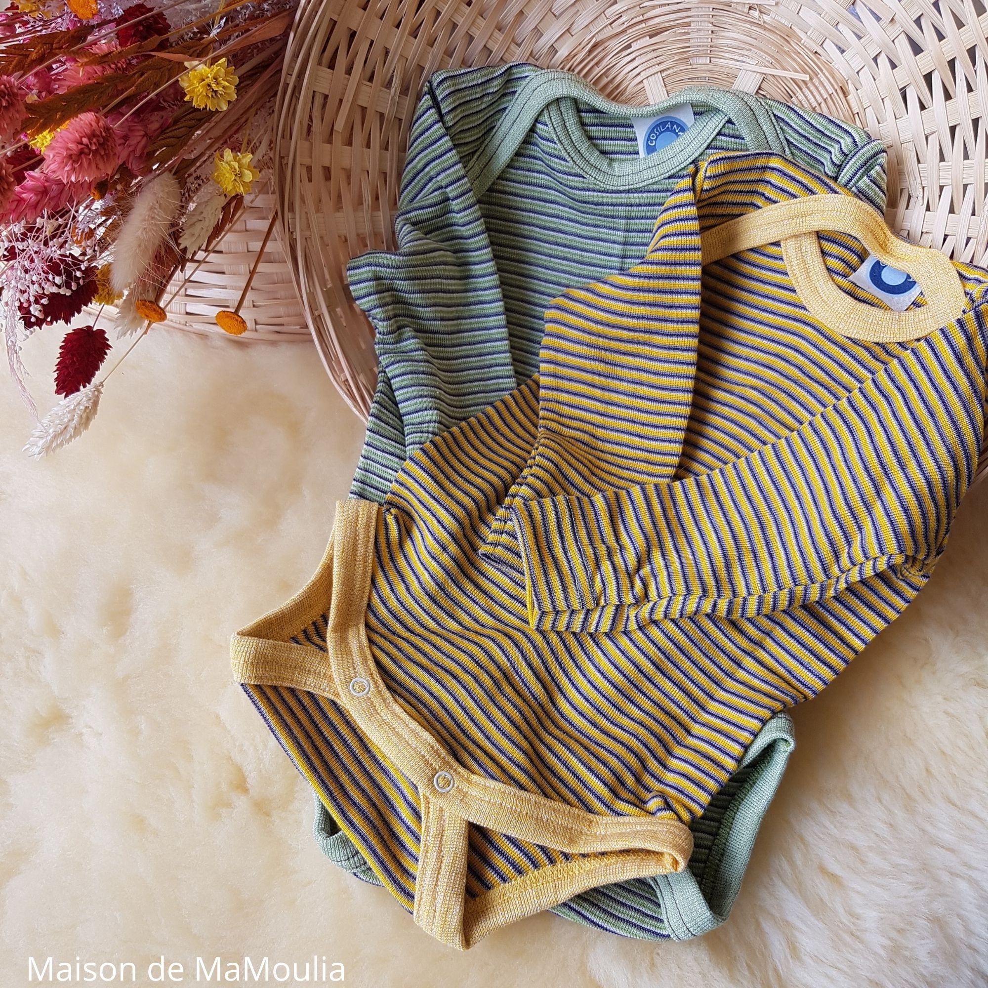 body-thermoregulateur-cosilana-laine-soie-bio-bebe-maison-de-mamoulia-rayures-vert-violet-jaune