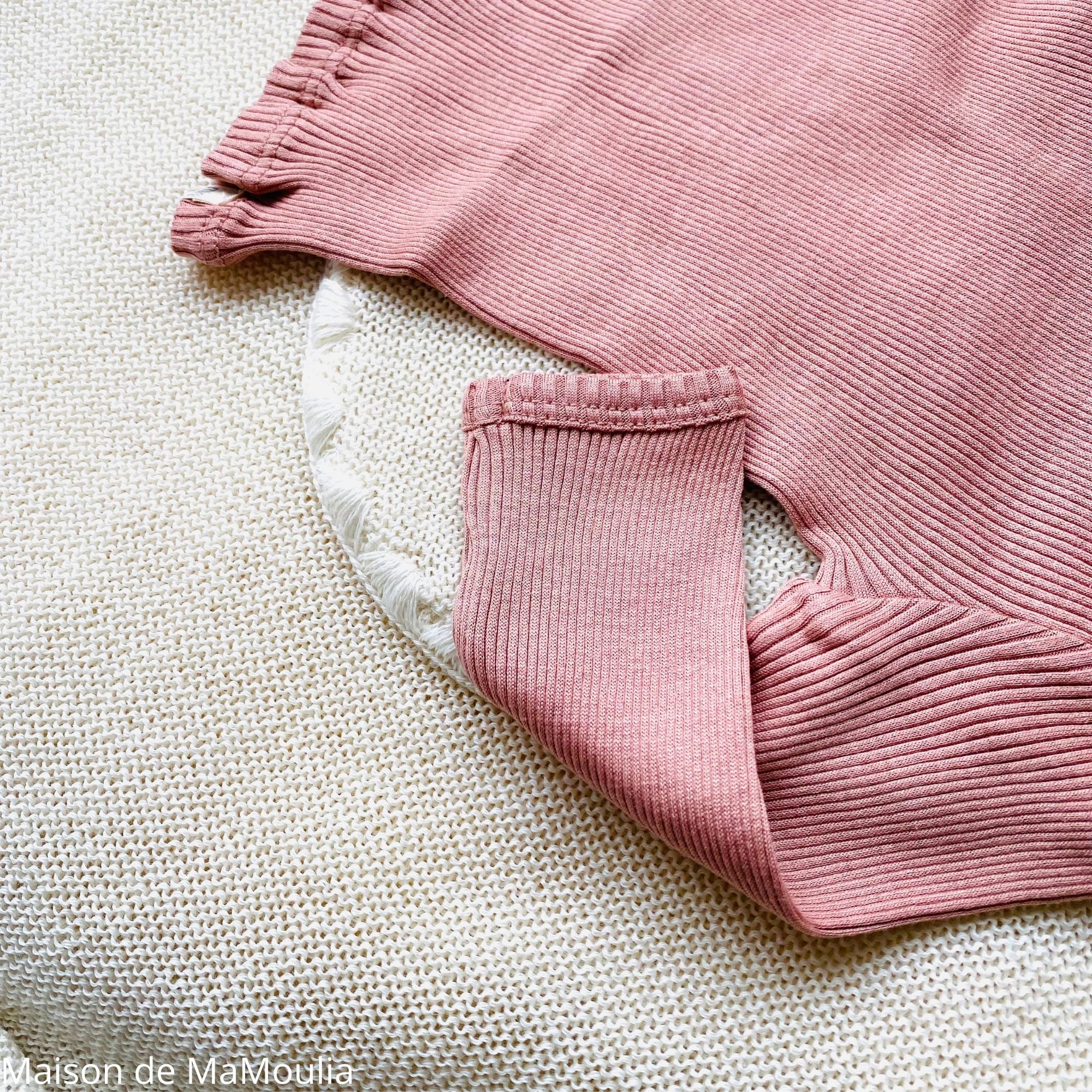 belfast-tshirt-bebe-enfant-soie-coton-minimalisma- maison-de-mamoulia-dahlia--rose