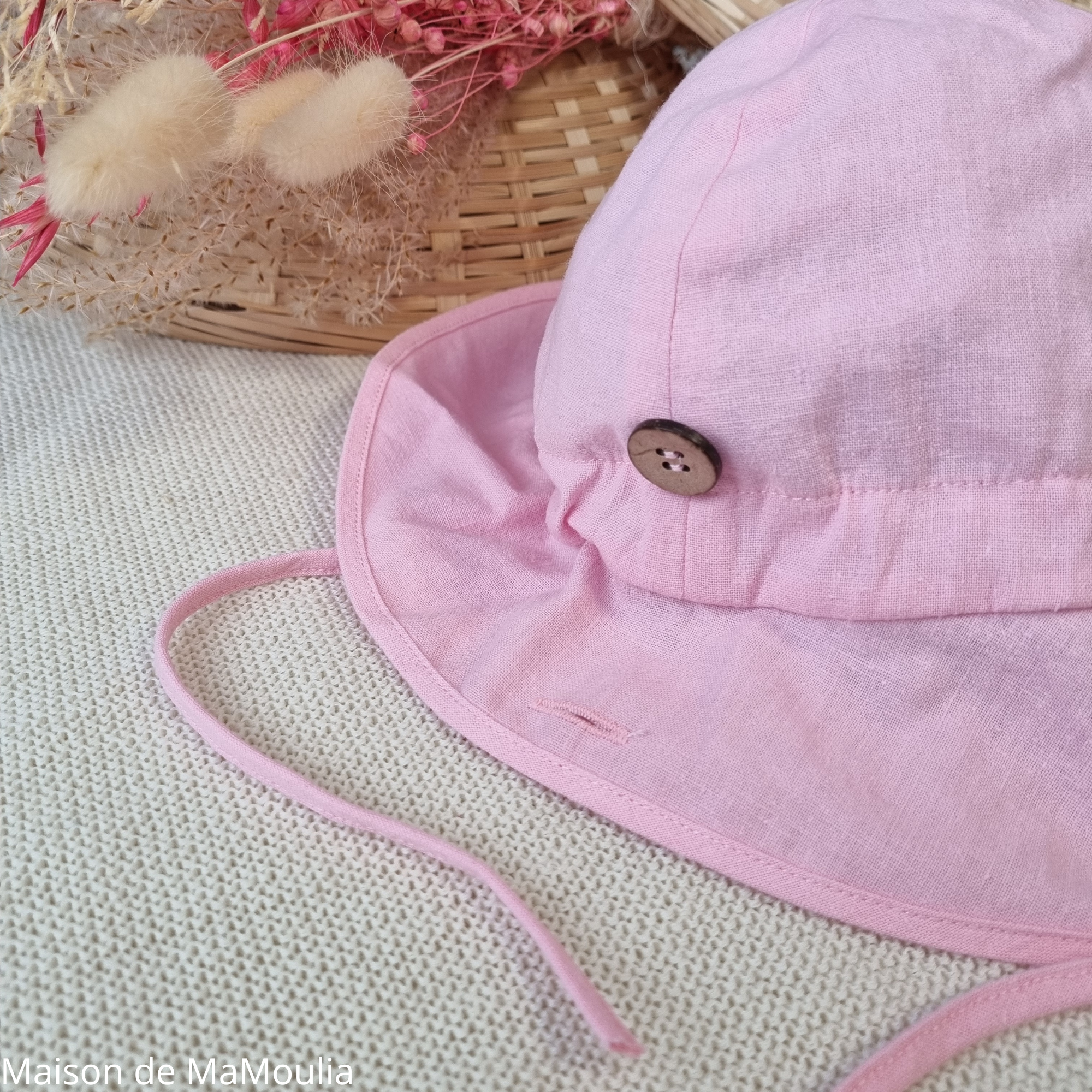 chapeau-ete_soleil-ajustable-evolutif-bebe-enfant-coton-bio-chanvre-manymonths-babyidea-maison-de-mamoulia-light- orchid -rose