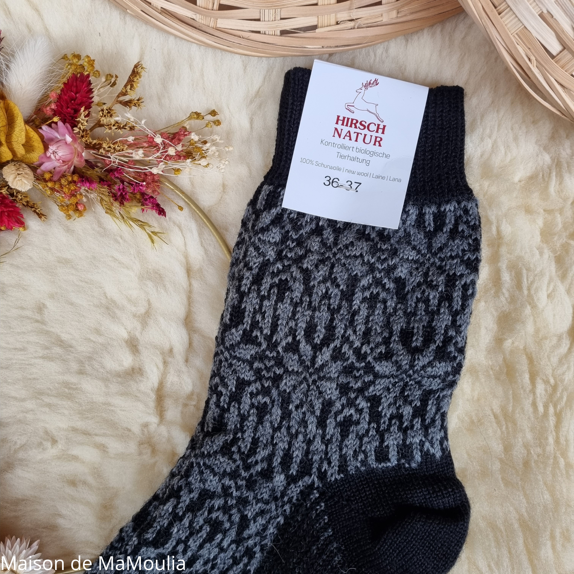 030-chaussettes-pure-laine-bio-ecologique-hirsch-natur-maison-de-mamoulia-norvegienne- adulte- noir- anthracite-gris