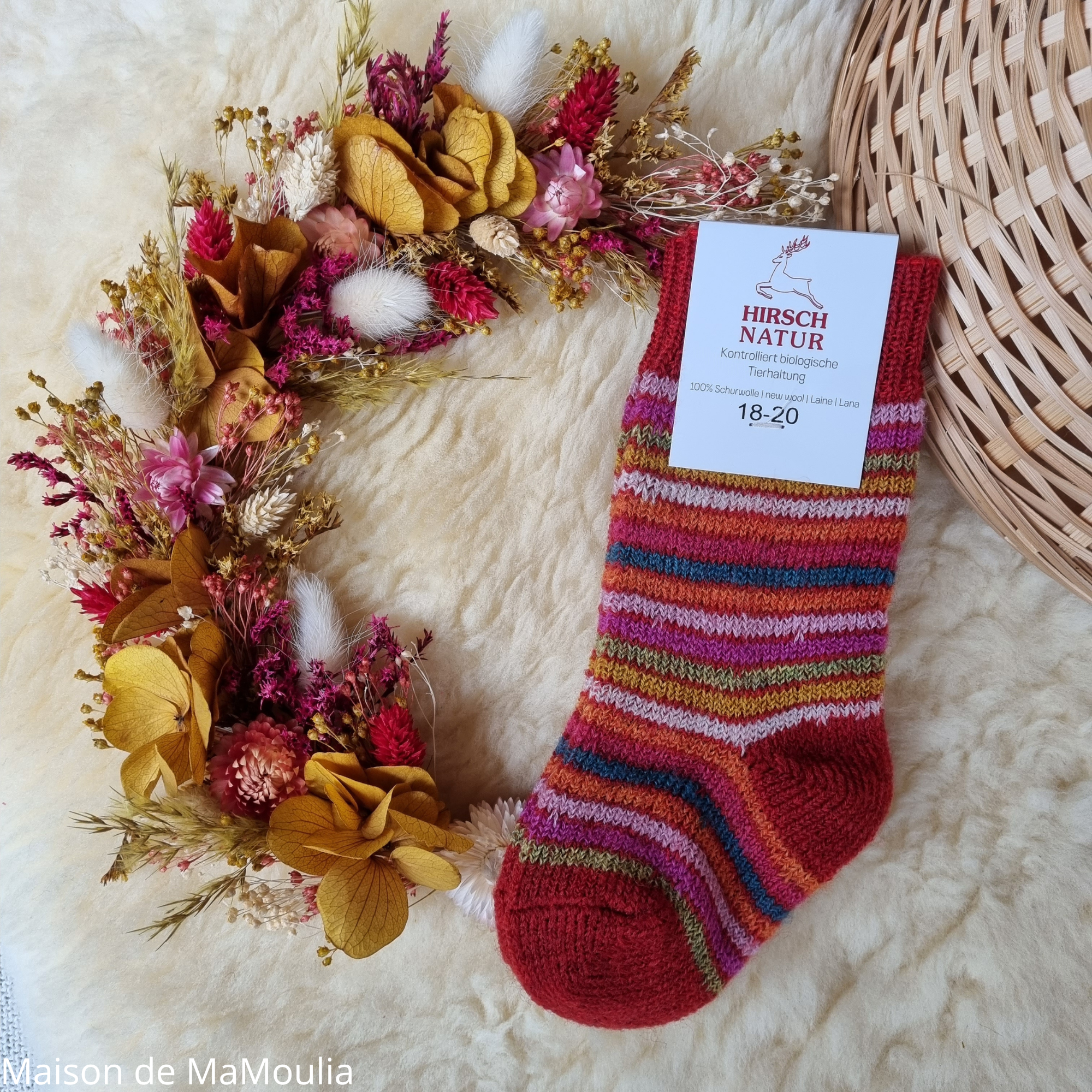 016K-chaussettes-pure-laine-bio-ecologique-hirsch-natur-maison-de-mamoulia-rayures-enfant-rouge