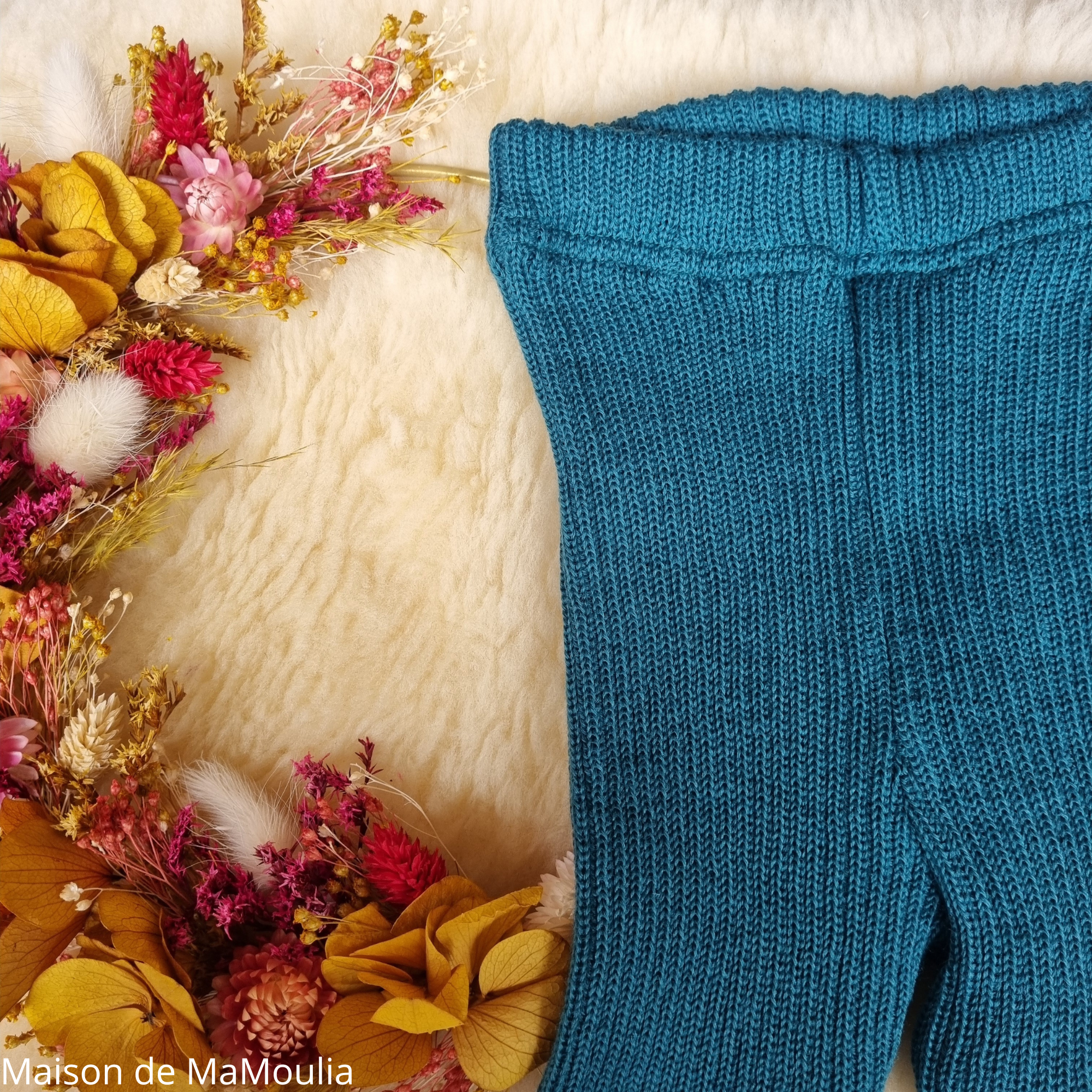 disana-legging-collant-pure-laine-merinos-tricotée-bebe-enfant-maison-de-mamoulia-bleu-pacific-petrole
