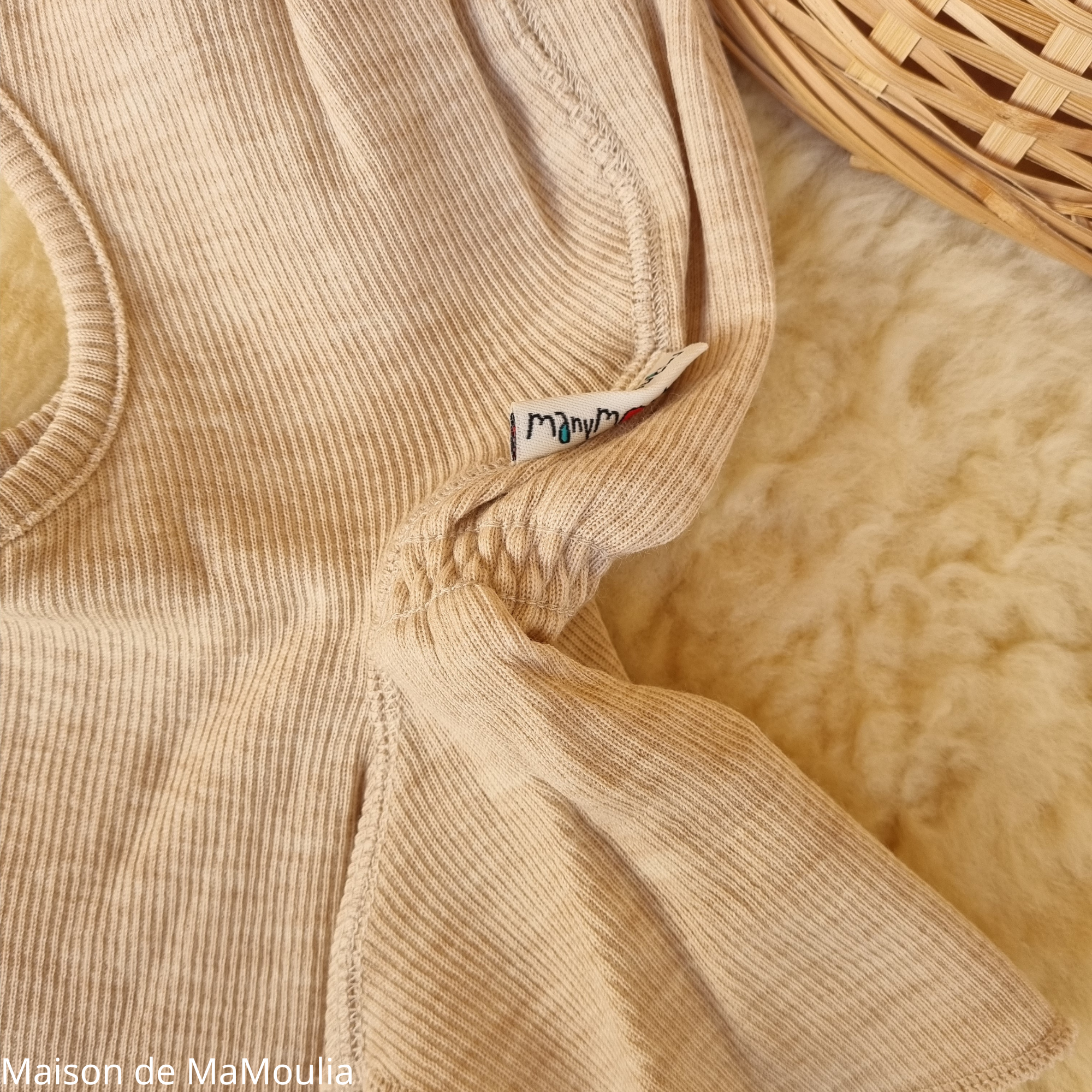 Cagoule TEDDY 100% laine mérinos de Manymonths Plusieurs coloris