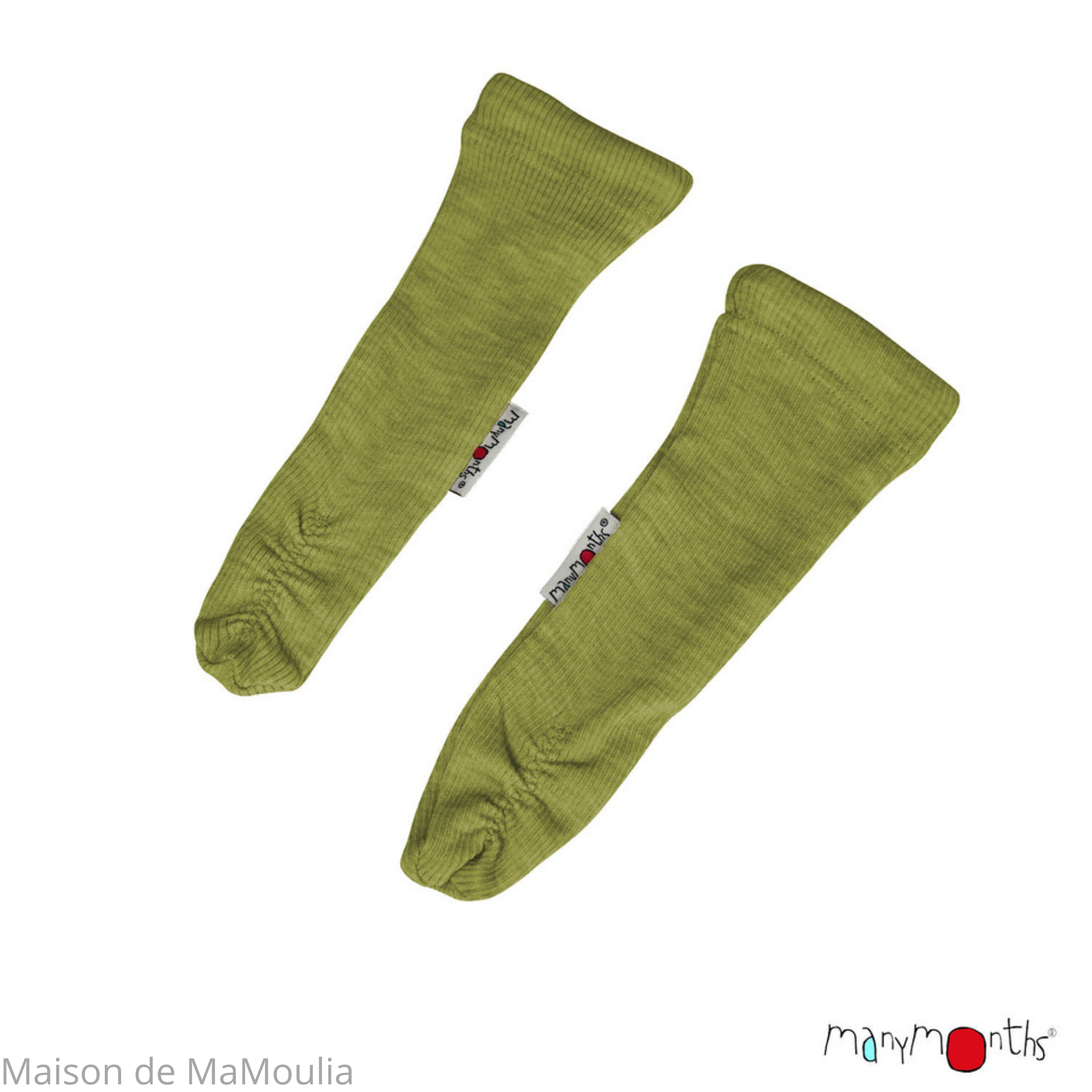 manymonths-chaussons-booties-longs-ajustables-evoluif-bebe-enfant-laine-merinos-maison-de-mamoulia-pea-puree-vert