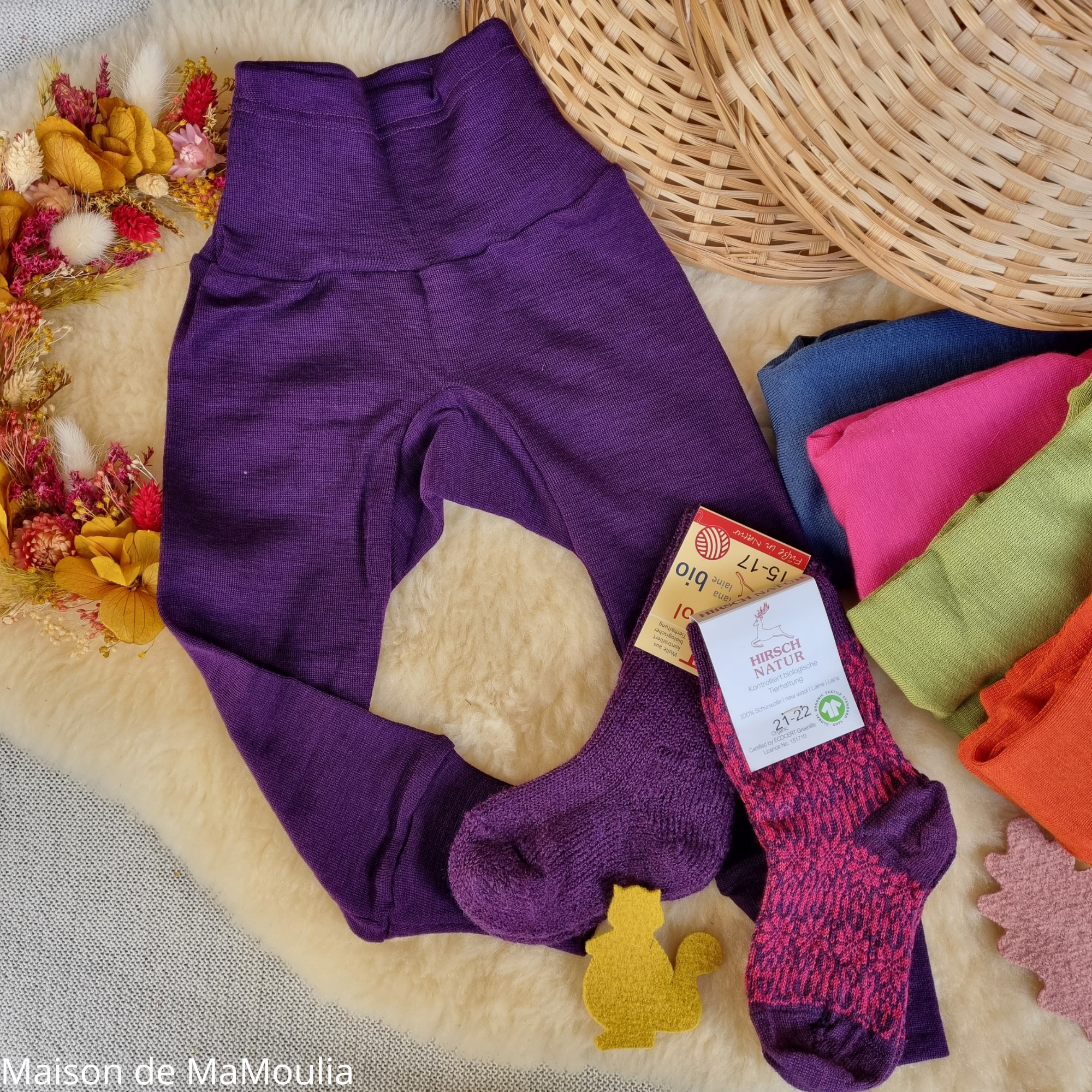 pantalon-calecon-ceinture-large-cosilana-laine-soie-bio-bebe-enfant-maison-de- mamoulia- violet
